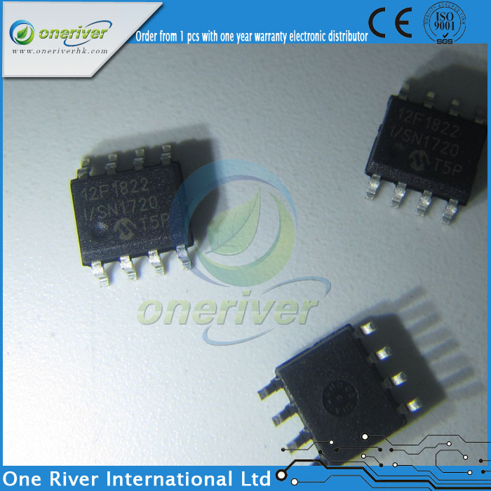Microchip embedded systems pic microcontroller IC PIC12F1822-I/SN